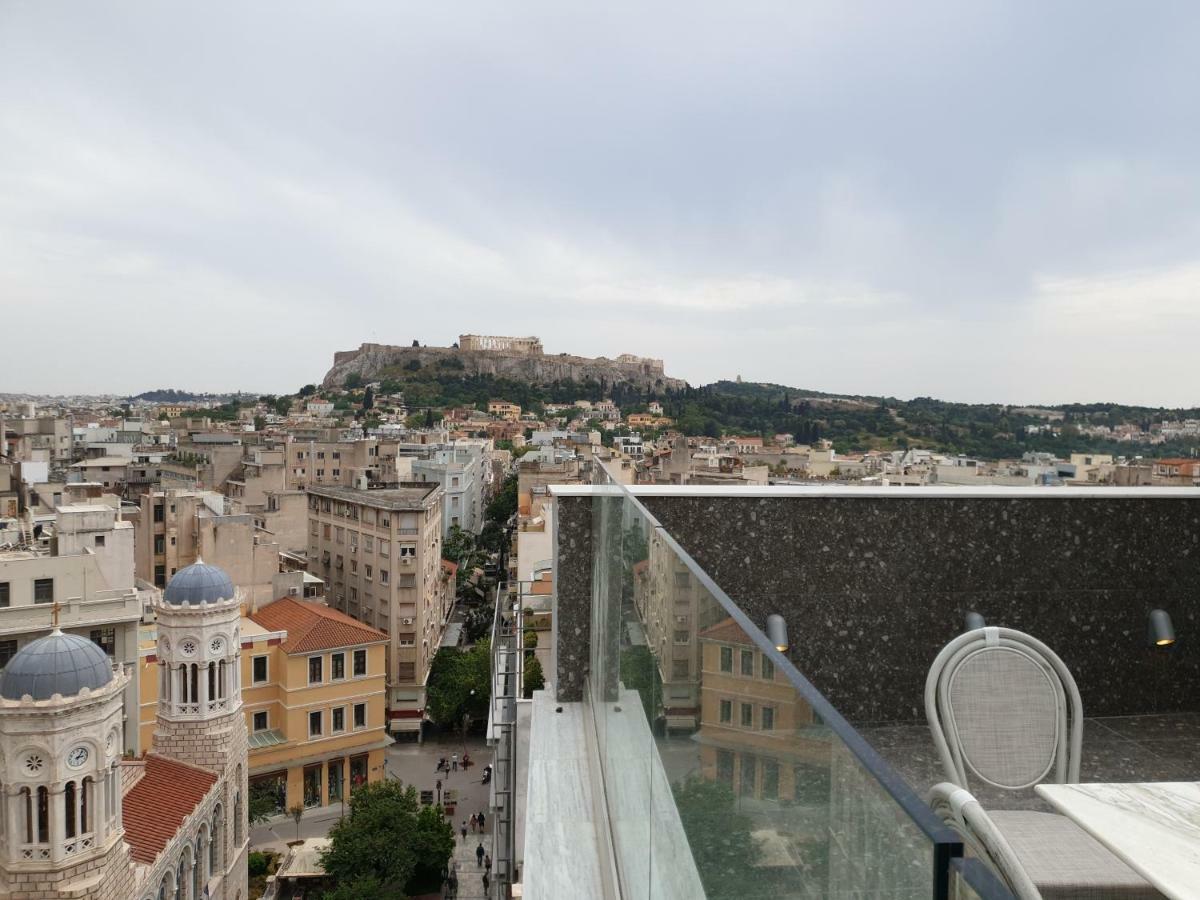 The Pinnacle Athènes Extérieur photo View of Acropolis from the hotel
